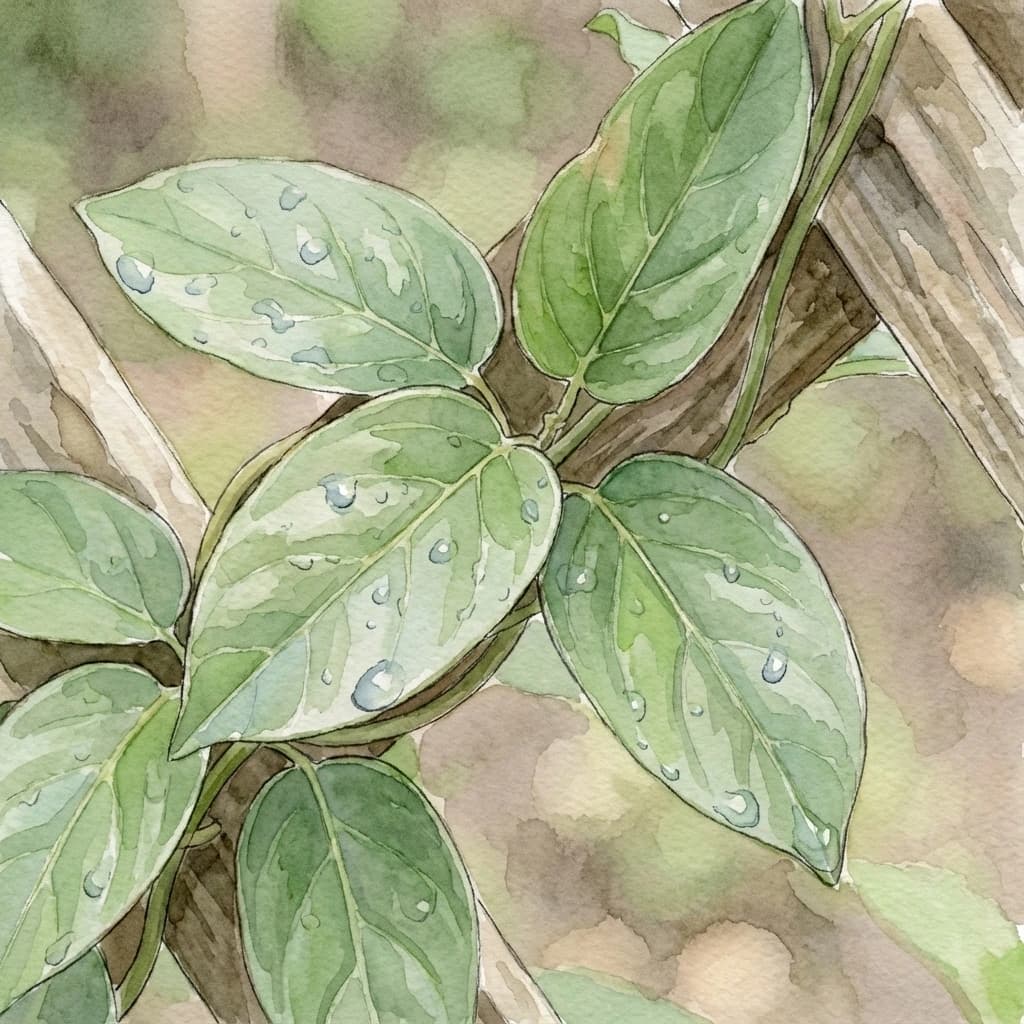 Gudmar gymnema (Gymnema sylvestre) sugar destroyer herb at Save Farm Dahanu