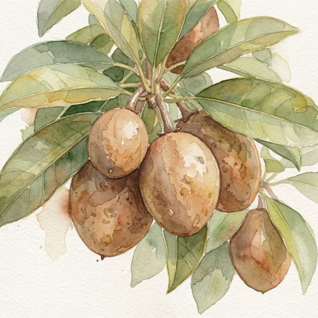 GI-tagged Gholvad chikoo sapota fruit — Kalipatti variety grown in calcium-rich coastal soil